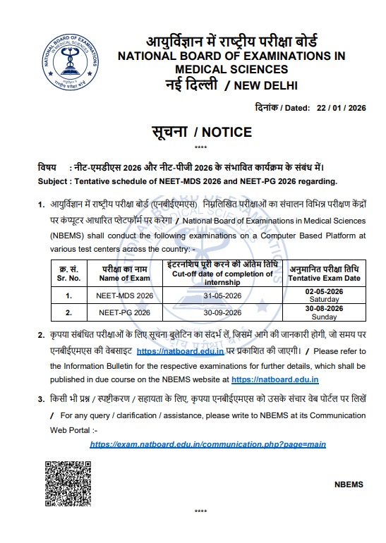 NEET PG 2026: Exam Structure and Pattern & Tentative 2026 Timeline